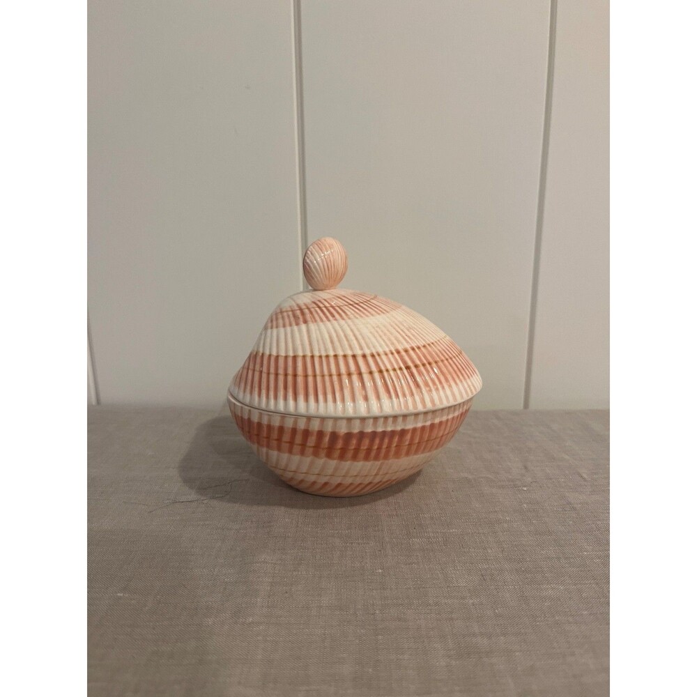 Fitz and Floyd Vintage COQUILLE" ~ Mid-Century, Shell Shaped Trinket Bowl/Dish